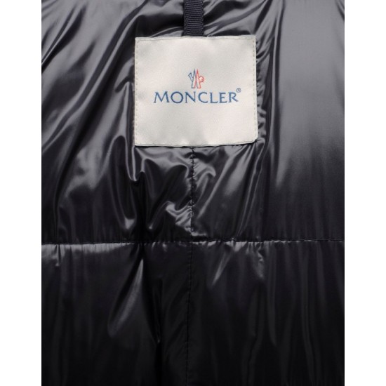 Moncler LAVAUD Detachable Turtleneck Dark Blå Dunjacka Polyester Dam 41460688MN